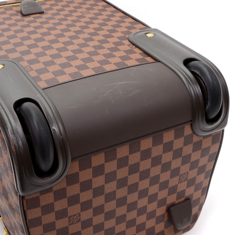 Louis Vuitton Damier Ebene Coated Canvas Eole Rolling Luggage 50 cm Louis  Vuitton | The Luxury Closet