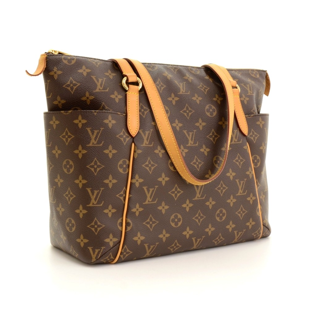 Louis Vuitton Monogram Totally MM Zip Tote Bag 1025lv16