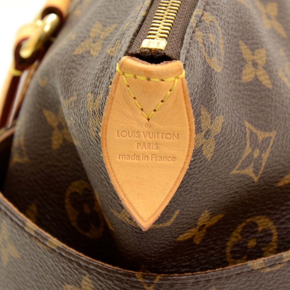 Authentic Louis Vuitton Monogram Totally MM Shoulder Tote Bag M41015 LV  J6146
