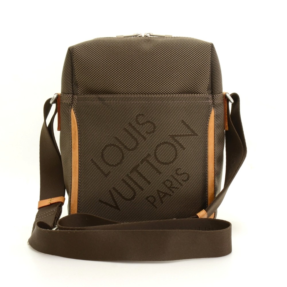 Citadin cloth bag Louis Vuitton Brown in Cloth - 35645424