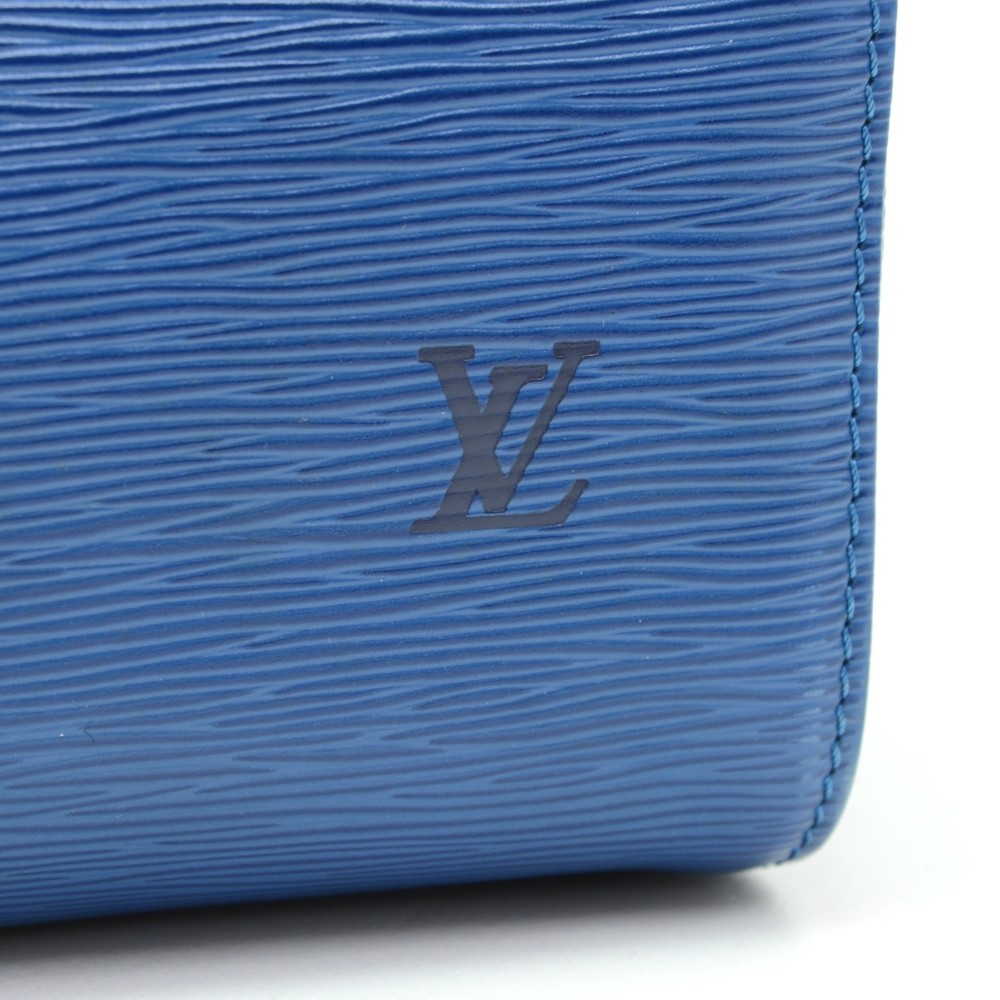 Louis Vuitton Speedy Bandouliere Bag Epi Leather 25 Blue 2292161