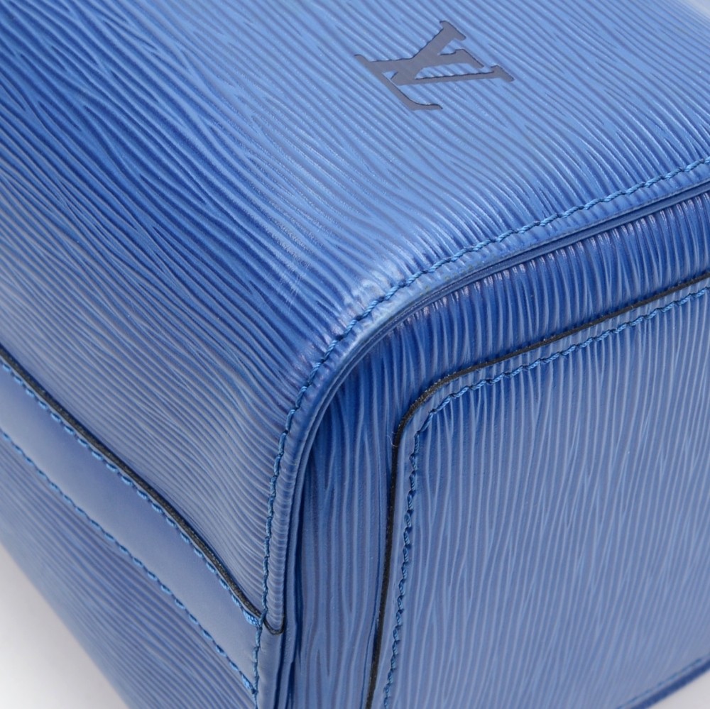 Louis Vuitton ○ 25Cm Blue Epi Speedy