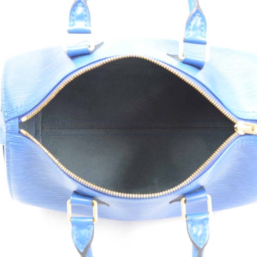 Louis Vuitton Speedy 40 Blue epi leather ref.281250 - Joli Closet