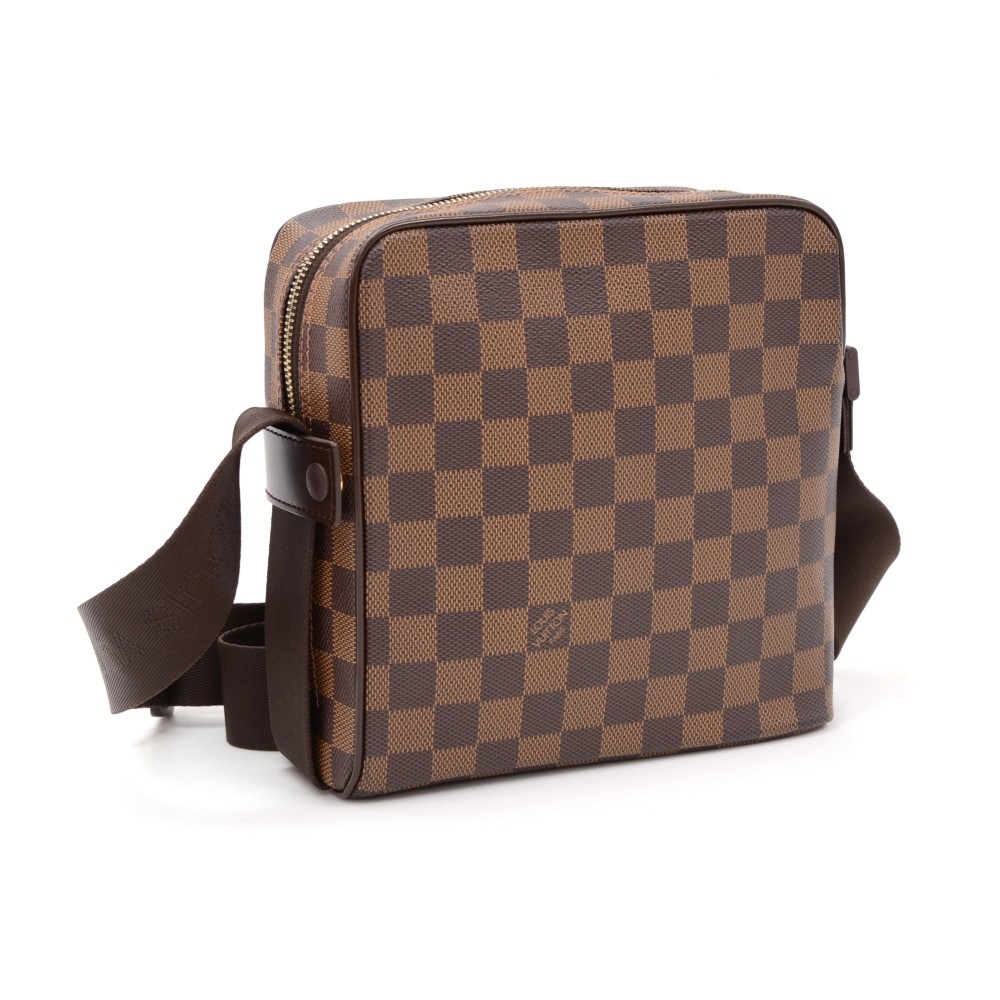 Louis Vuitton Vintage - Damier Ebene Olav PM Bag - Brown - Damier Canvas  and Leather Handbag - Luxury High Quality - Avvenice