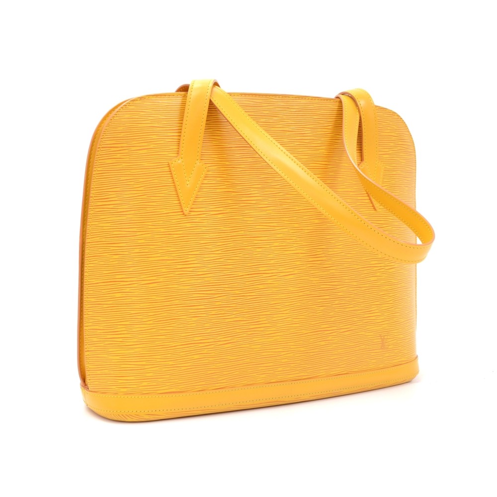 Louis Vuitton Vintage - Epi Lussac Bag - Yellow - Leather and Epi