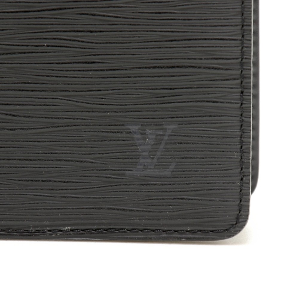 Louis Vuitton, Black Epi Leather cosmetic pochette, blac…