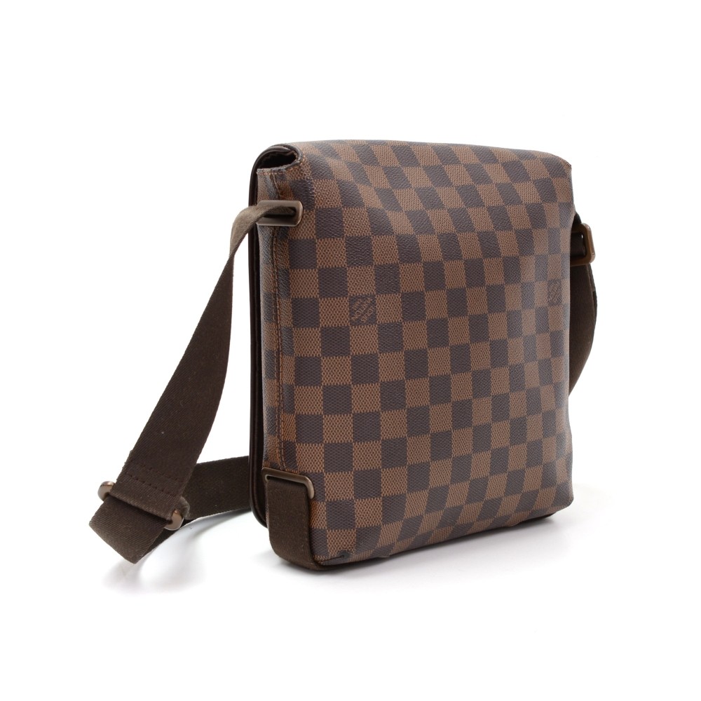 Brown Louis Vuitton Damier Ebene Brooklyn PM Crossbody Bag