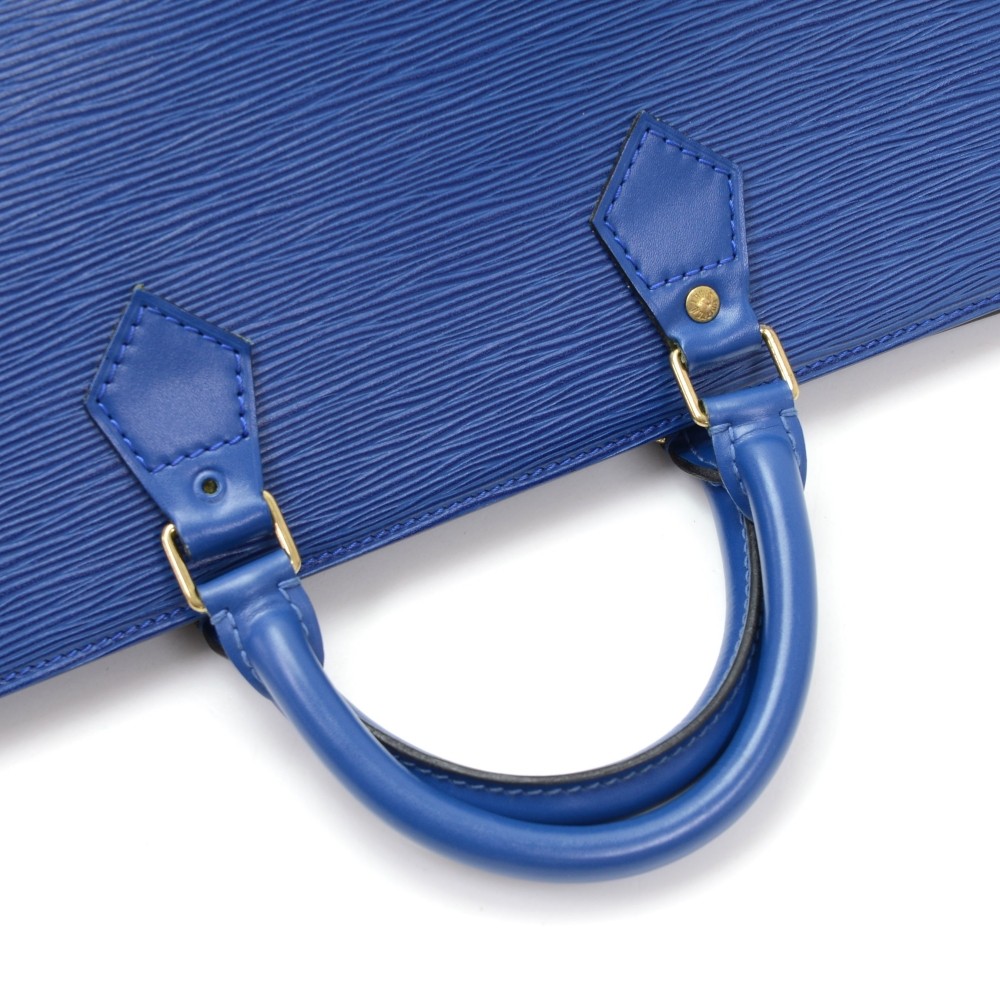 Louis Vuitton // Blue Epi Sac Triangle Bag – VSP Consignment