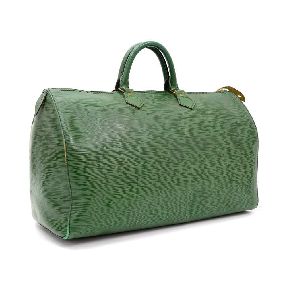 Louis Vuitton Vintage Louis Vuitton Speedy 40 Green Epi Leather
