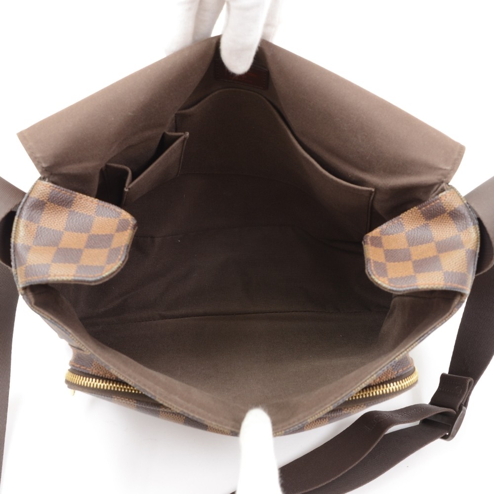 Louis Vuitton Melville Ebene Damier Canvas Messenger Bag