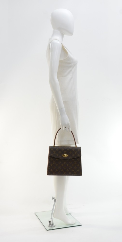 Malesherbes leather handbag Louis Vuitton Brown in Leather - 24582195