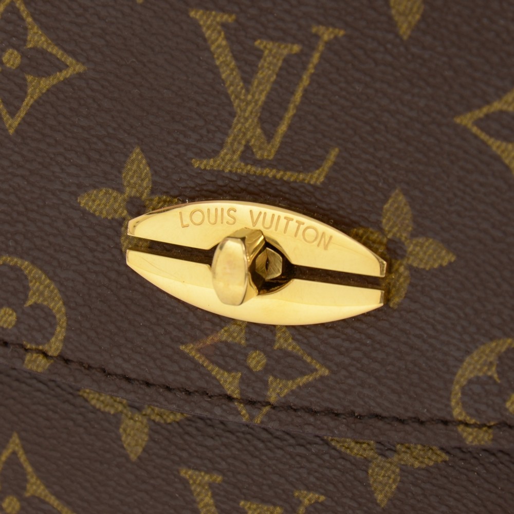 Authentic Louis Vuitton Monogram Malesherbes Hand Bag M51379 LV VG 