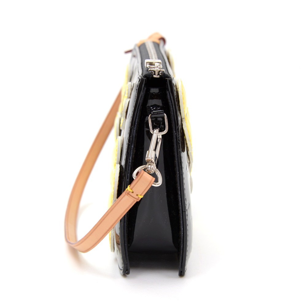 Louis Vuitton M92245 Flower Lexington Black Vernis Patent Leather Poch –  Cashinmybag