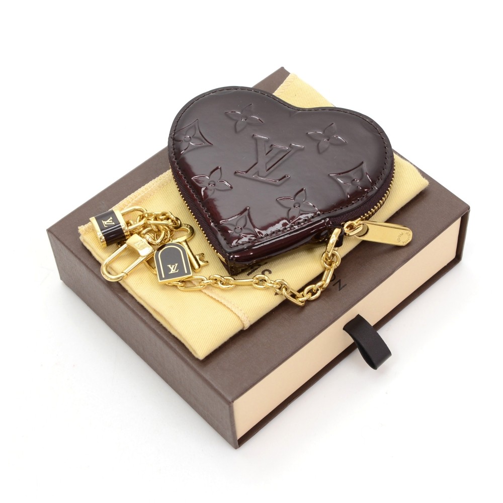 Louis Vuitton Porte Monnaie Coeur Black Patent leather ref.108890