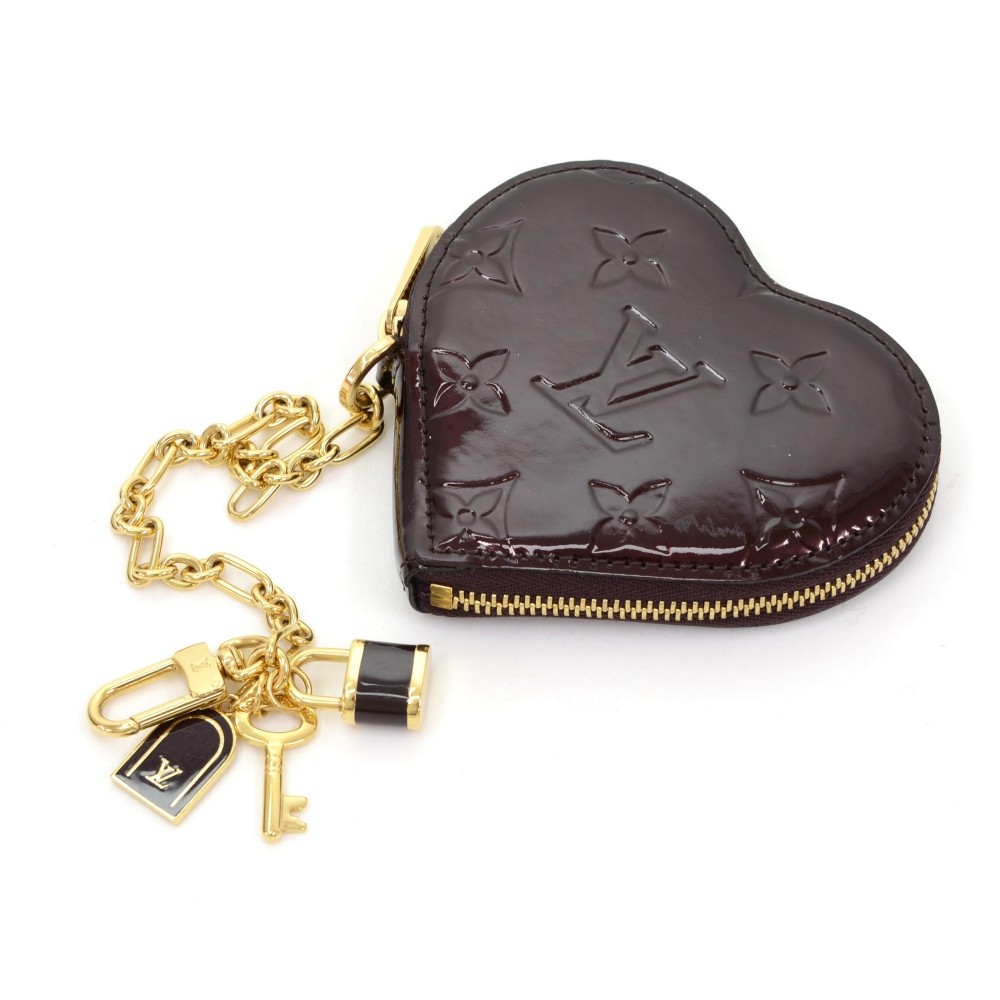 Louis Vuitton Porte Monnaie Coeur Black Patent leather ref.108890