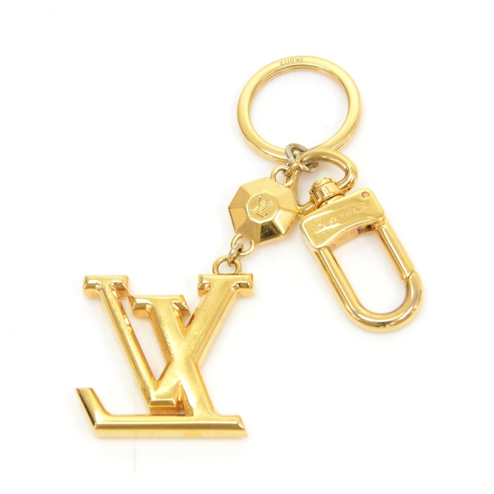 Louis Vuitton LV Facettes Bag Charm & Key Holder 2023-24FW, Gold