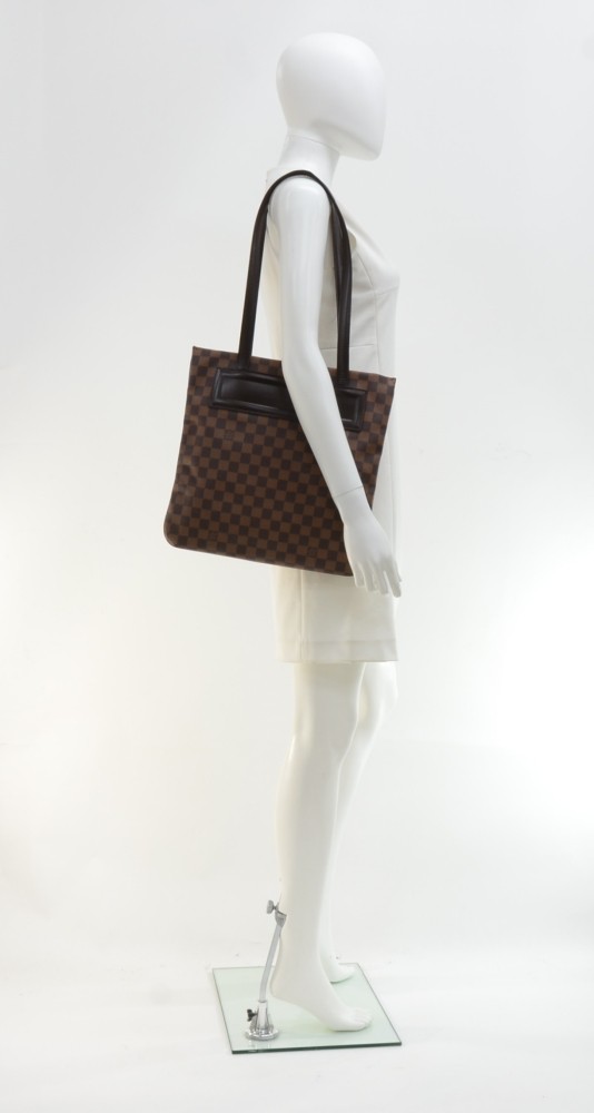 Louis Vuitton Ebene Damier Canvas Clifton Bag with Pouch - Yoogi's