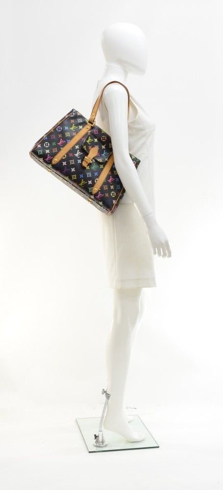 Louis Vuitton, Bags, Louis Vuitton Black Multicolor Aurelia Gm