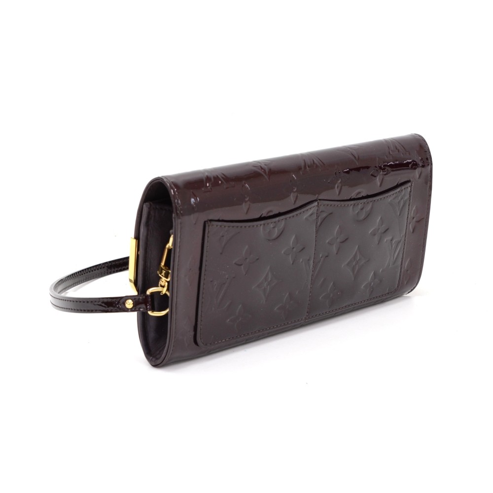Rossmore patent leather handbag Louis Vuitton Purple in Patent