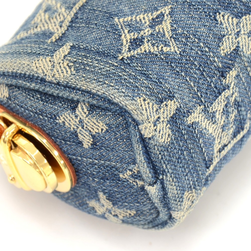 Louis Vuitton Denim Mini Speedy Charm/Pouch ○ Labellov ○ Buy and Sell  Authentic Luxury