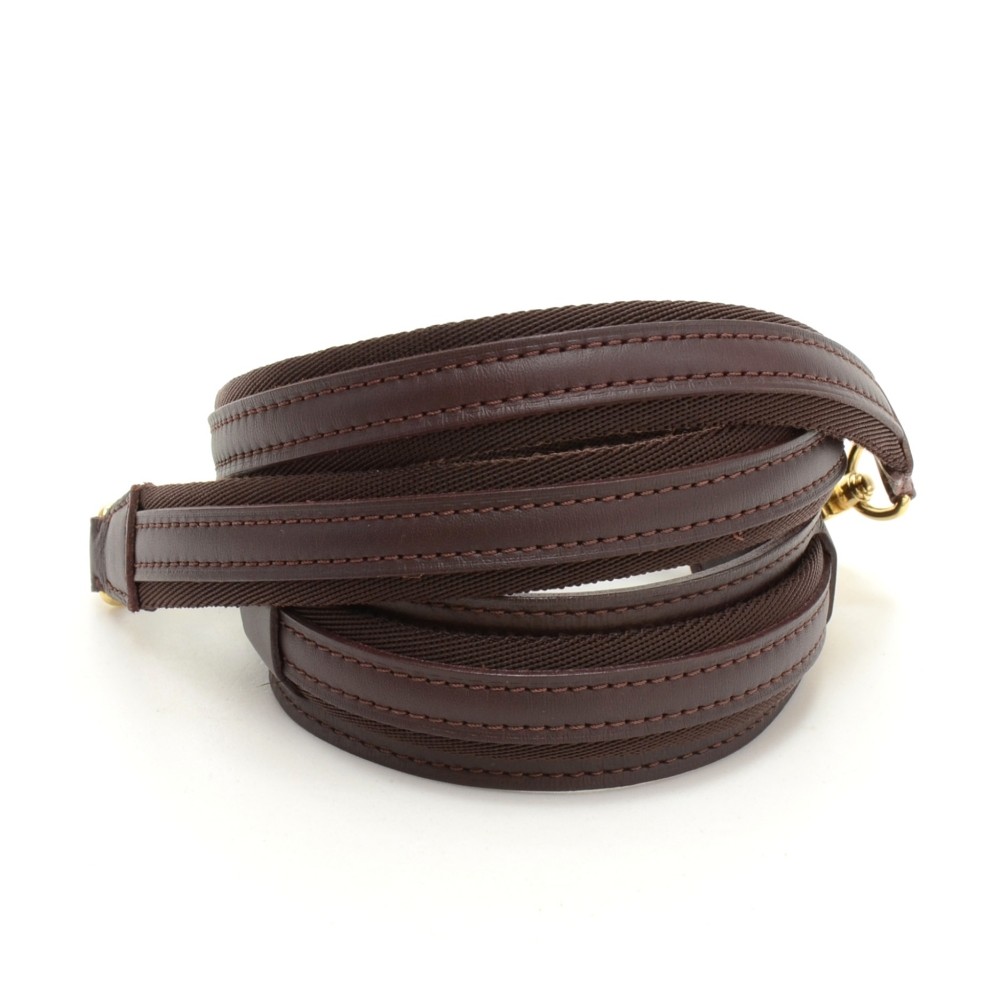 LOUIS VUITTON Shoulder Strap Leather 36.6-40.9 Brown LV Auth 48629  ref.1009769 - Joli Closet