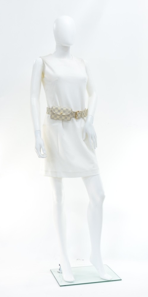 Louis Vuitton Sunchu Pochette Solo Belt(White)