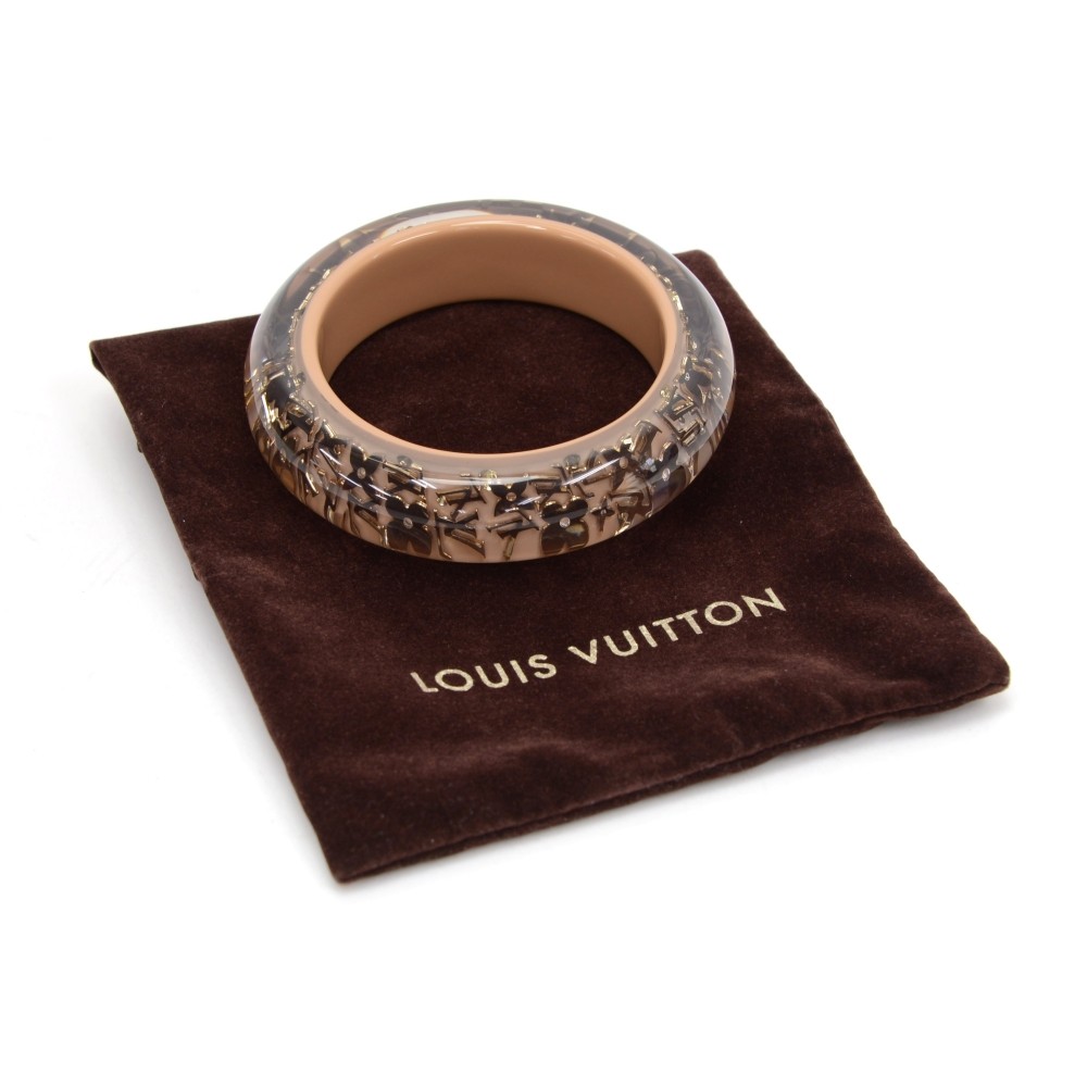 Vintage Louis Vuitton Inclusion GM Bangle Beige M64928 LV Bracelet - Nina  Furfur Vintage Boutique