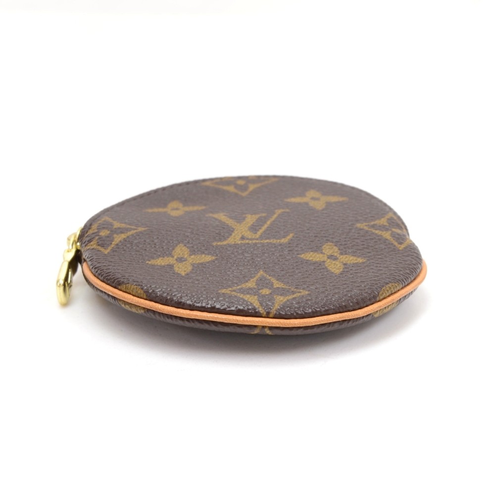 AUTHENTIC] Louis Vuitton Monogram Porte Monnaie Round Coin Case M61926