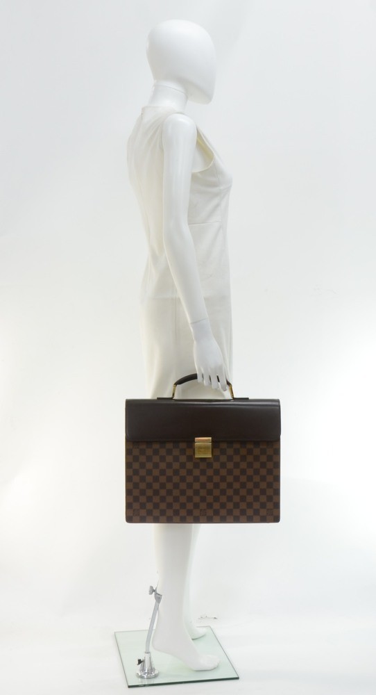 Louis Vuitton Altona Damier Ebene Work Bag Auction