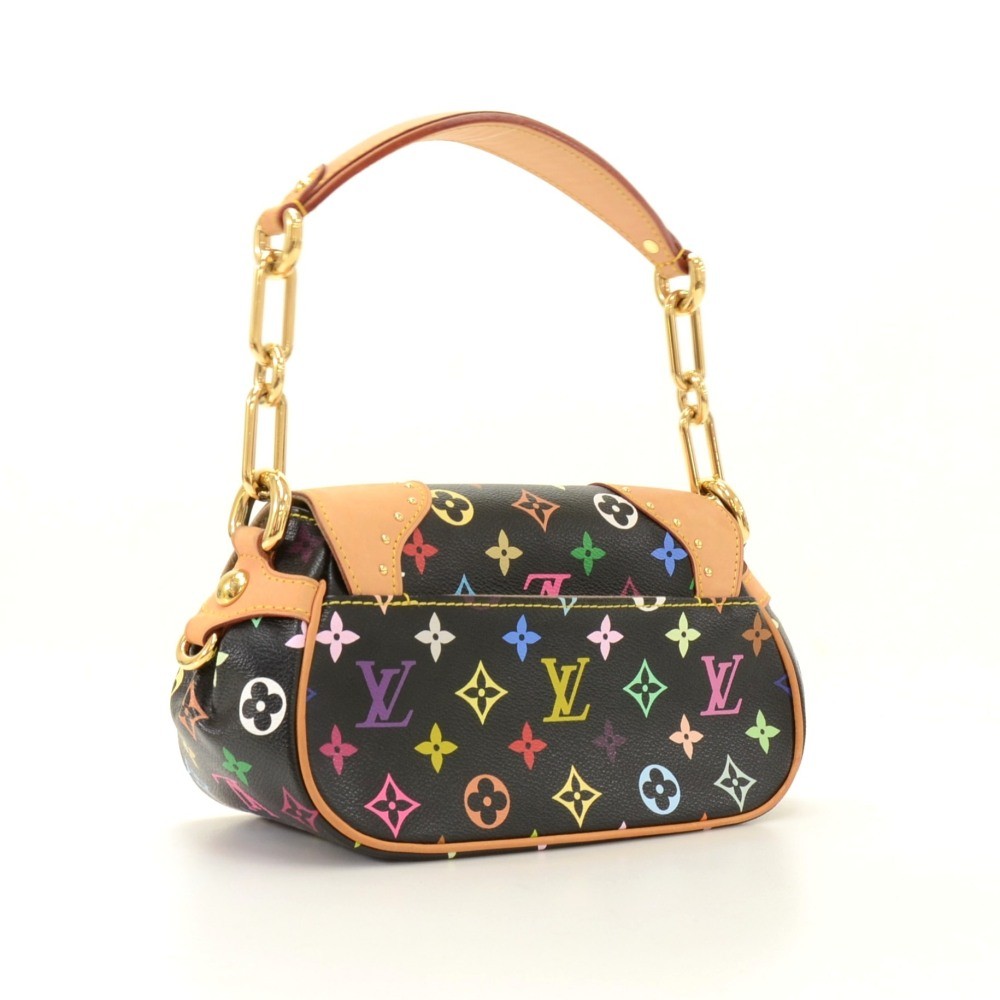 Louis Vuitton Monogram Multicolor Marilyn Small Shoulder Bag Black