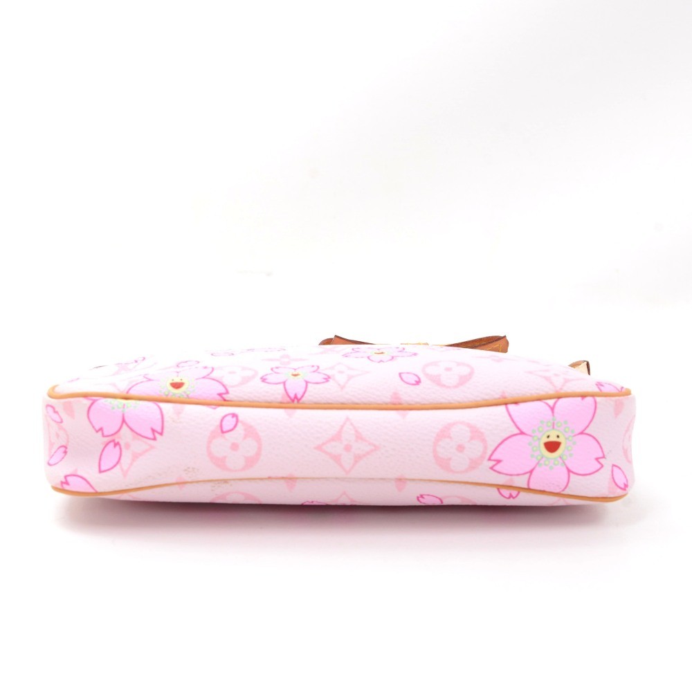 LOUIS VUITTON Monogram Cherry Blossom Pochette Accessories Pink 594277