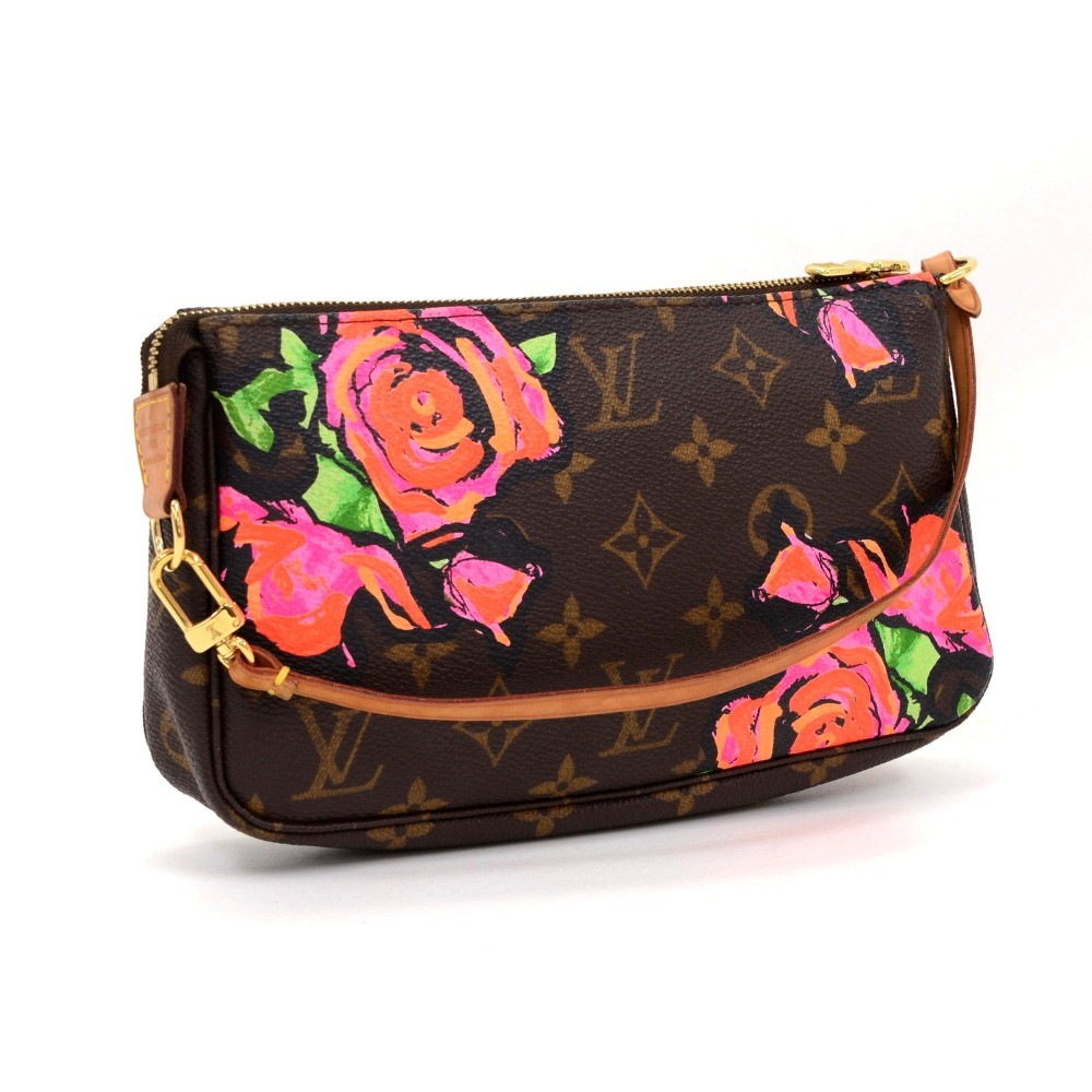 Limited Edition Louis Vuitton Stephen Sprouse Roses Pochette