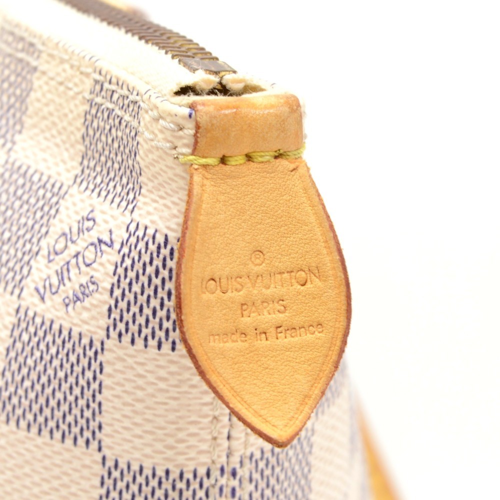 Louis Vuitton Vintage - Damier Azur Saleya PM - White Blue - Damier Canvas  and Leather Handbag - Luxury High Quality - Avvenice