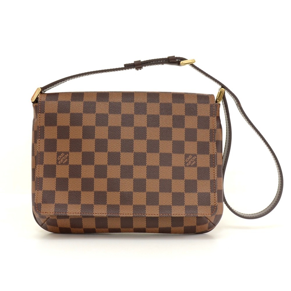 Louis Vuitton Musette Tango Handbag Damier Auction