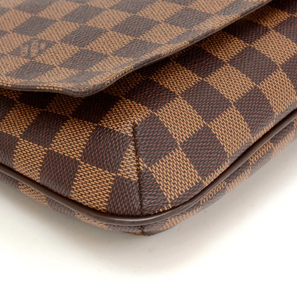 Louis Vuitton Musette Tango Handbag Damier Brown 220202456