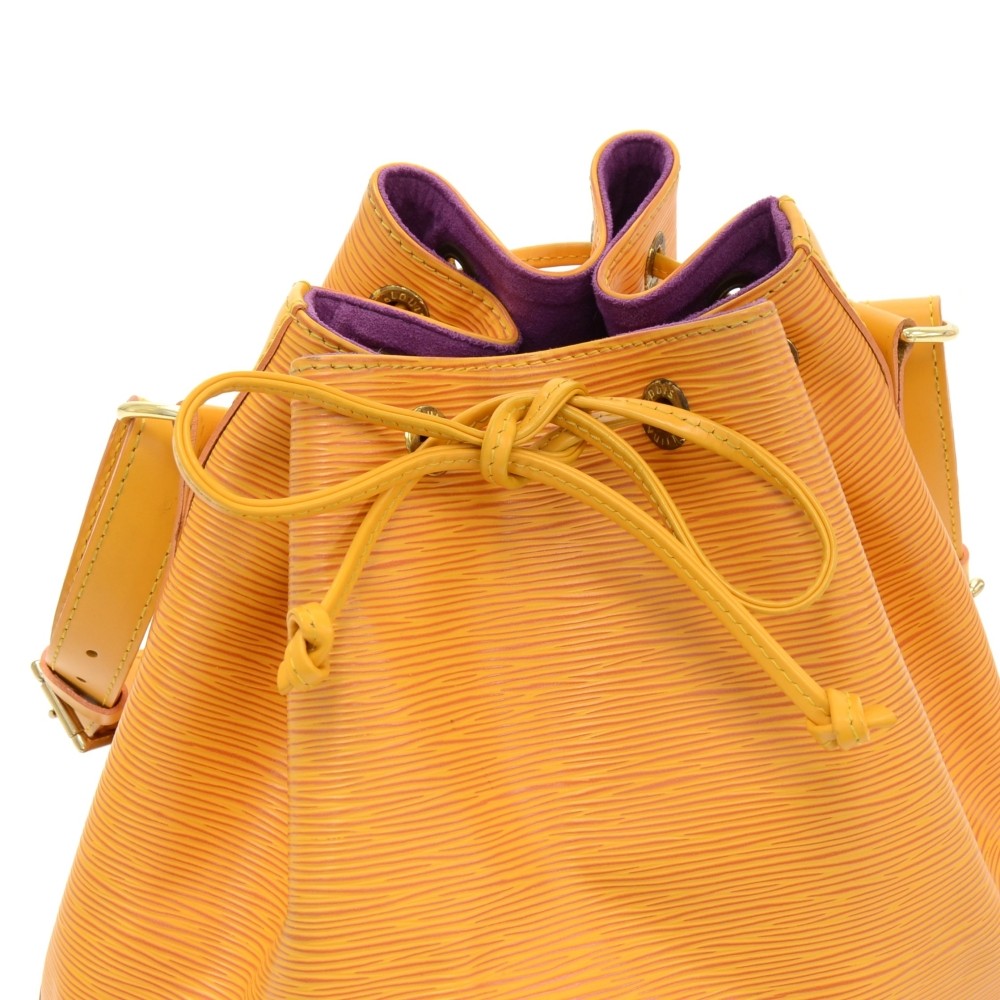 In the Bag: Petite Noe Epi Louis Vuitton in Yellow – Avec Amour, Tiffany