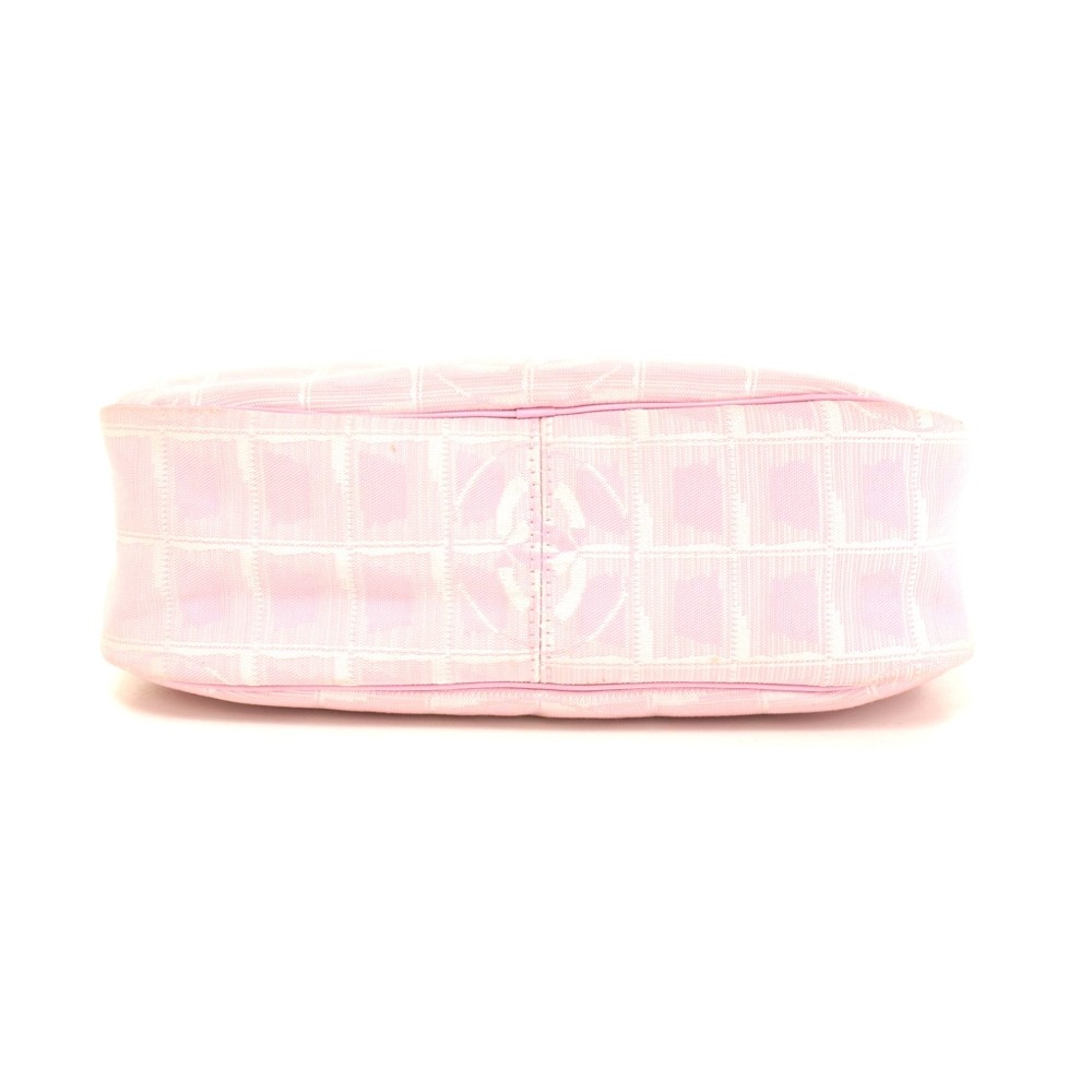 CHANEL PINK NYLON NEW TRAVEL LINE POCHETTE — archive closet