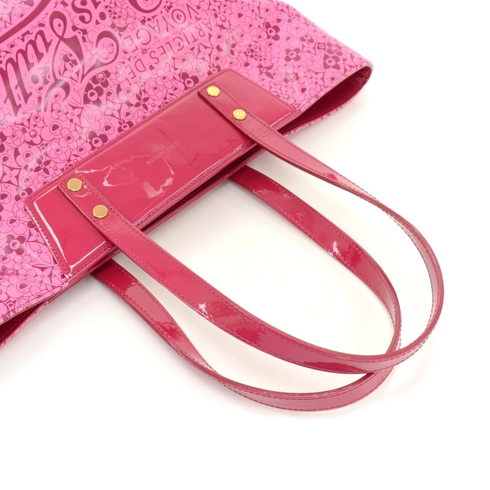 Louis Vuitton Limited Edition Pink Glossy Leather Cosmic Blossom, Lot  #76029