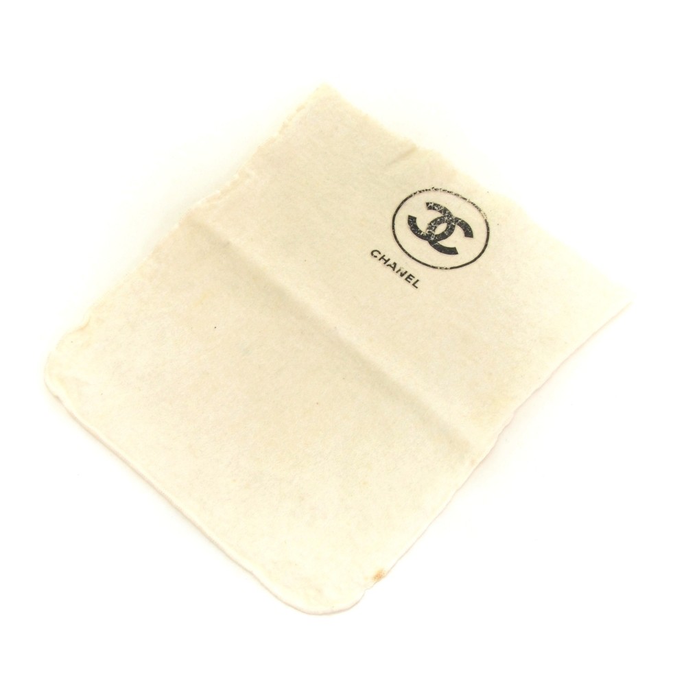 chanel white dust bag