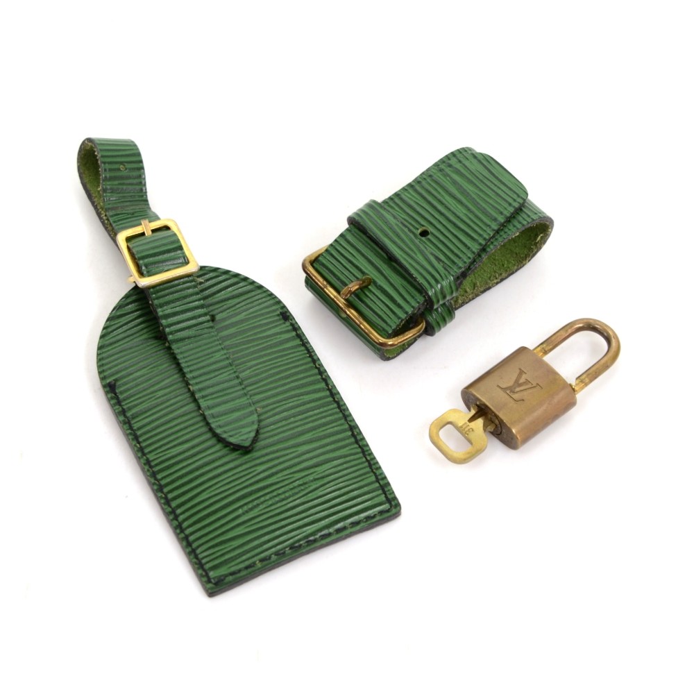 Louis Vuitton Green Epi Leather Borneo Keepall 45 Duffle Bag 569lvs311 –  Bagriculture