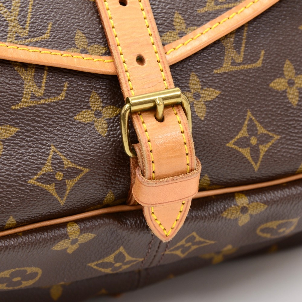 Louis Vuitton Damier Ebene Canvas Saumur 30 (Authentic Pre-Owned) -  ShopStyle Shoulder Bags