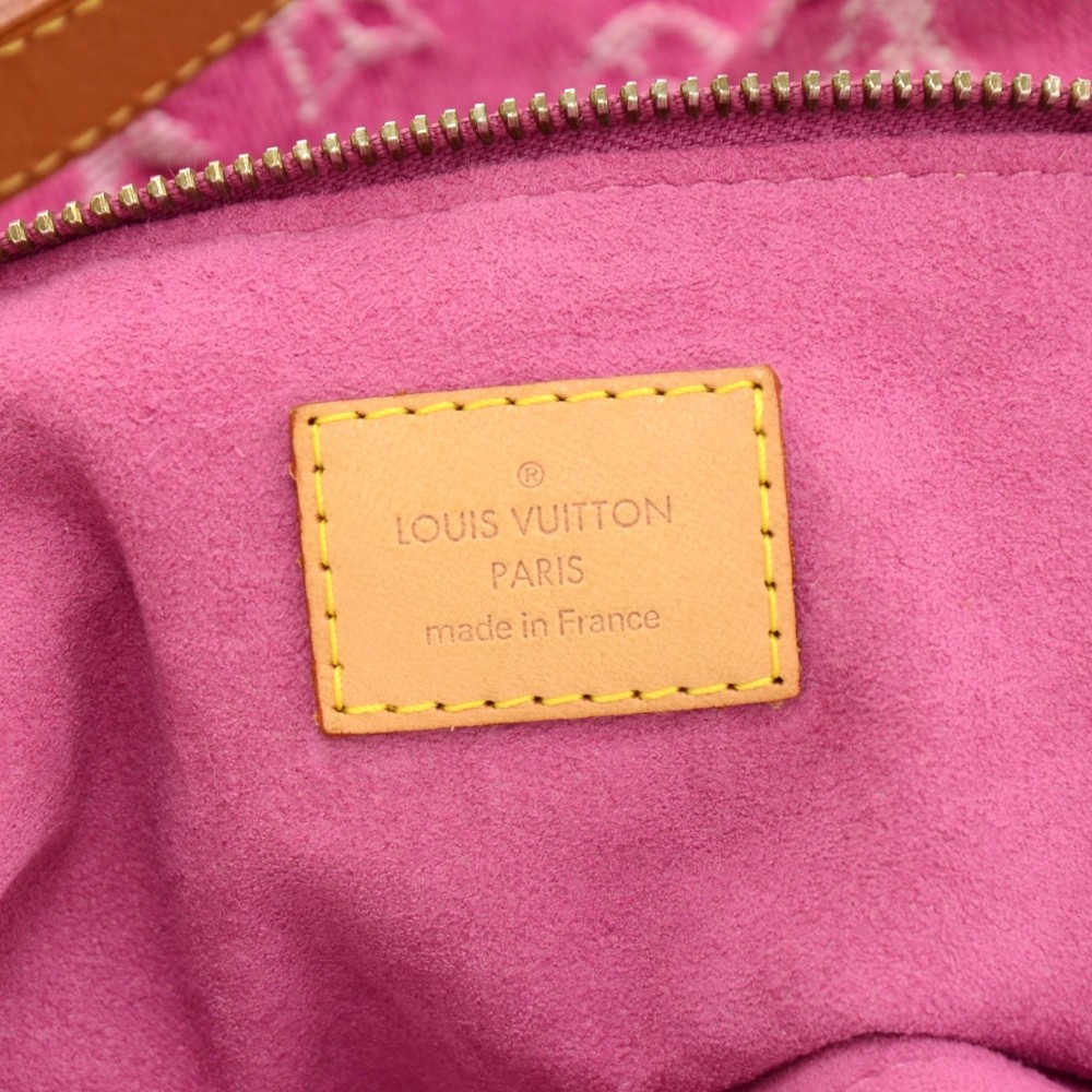 Louis Vuitton Denim Baggy Gm Fuchsia 40527