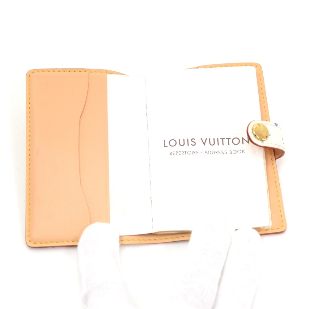 Louis Vuitton Carnet de bal White Multicolor Canvas Mini Agenda