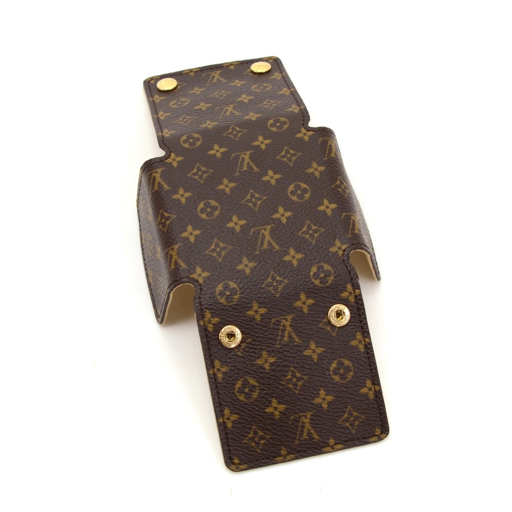 Louis Vuitton Monogram Mini Folding Jewelry Case - Brown Travel