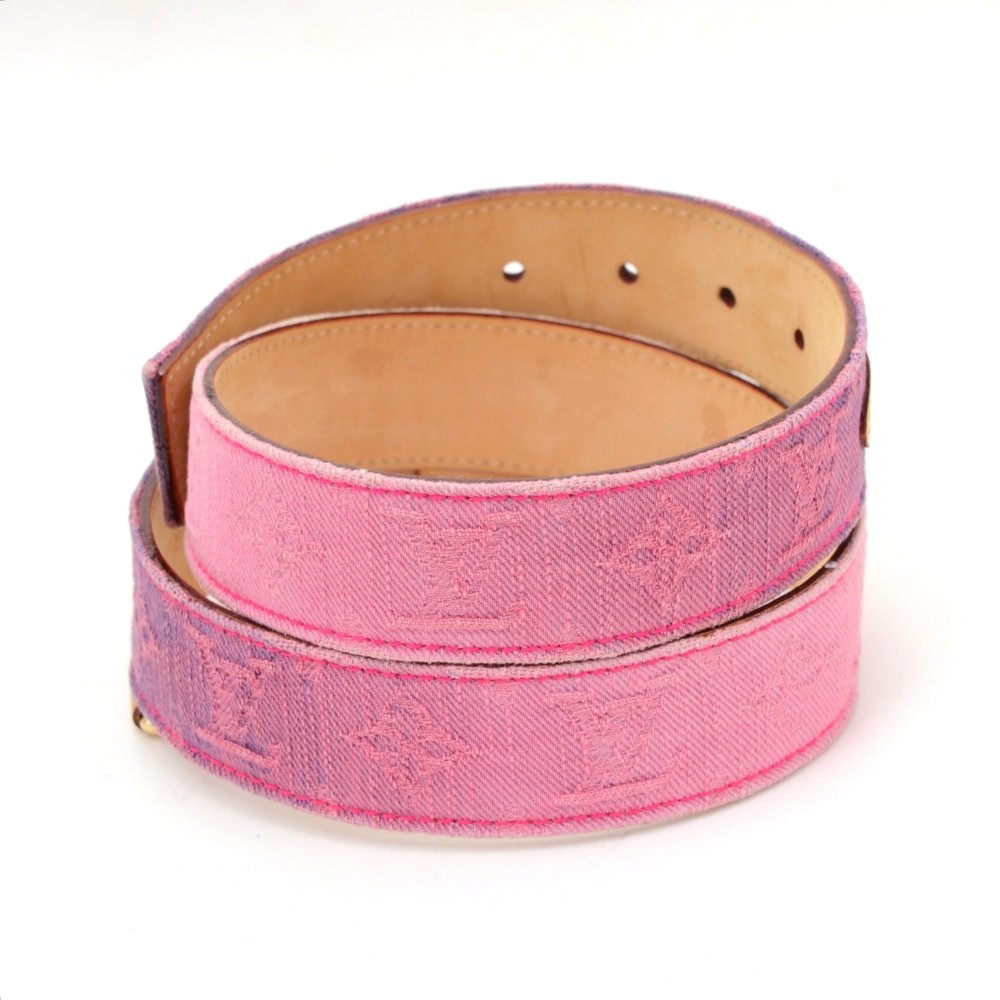 Belt Louis Vuitton Pink size 90 cm in Other - 21397483