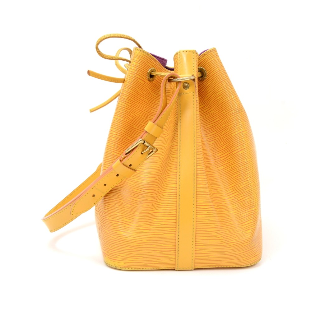 Louis Vuitton Shoulder Bag Petit Noe M44109 Epi Tassi Yellow Vintage –  Timeless Vintage Company