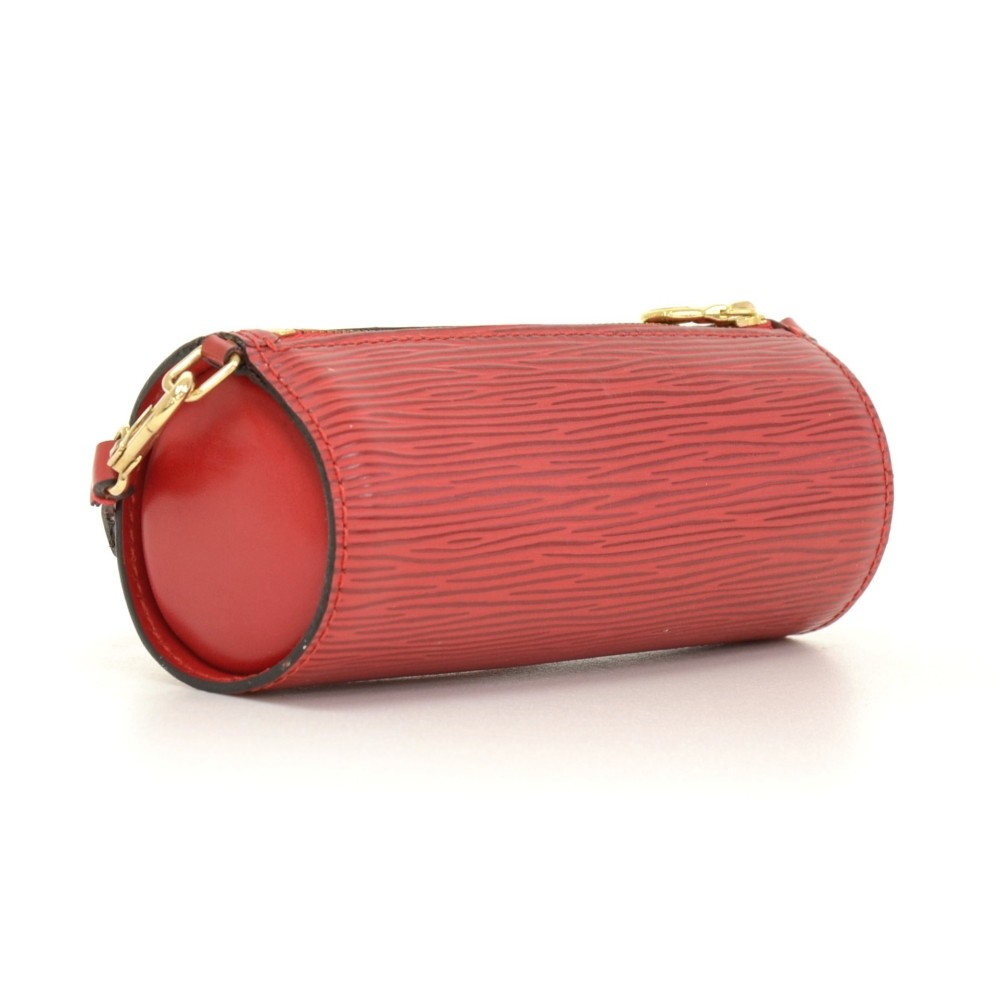 Louis Vuitton, Bags, Euc Vintage Louis Vuitton Red Epi Leather Mini  Papillon Pochette Bag