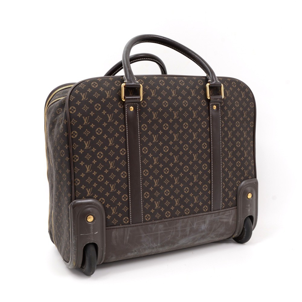 LOUIS VUITTON Monogram Idylle Epopee Rolling Suitcase Sepia 156950