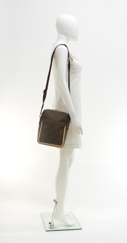 Louis Vuitton Citadin Messenger Bag Damier Geant Canvas Brown 22769224