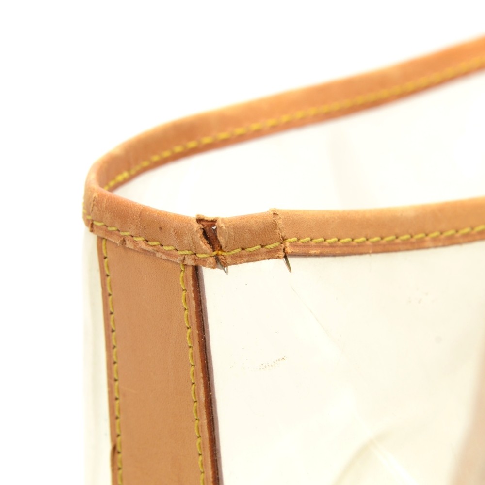 Louis Vuitton Centenaire Sac Isaac Mizrahi Clear Leather Vinyl ref.438318 -  Joli Closet